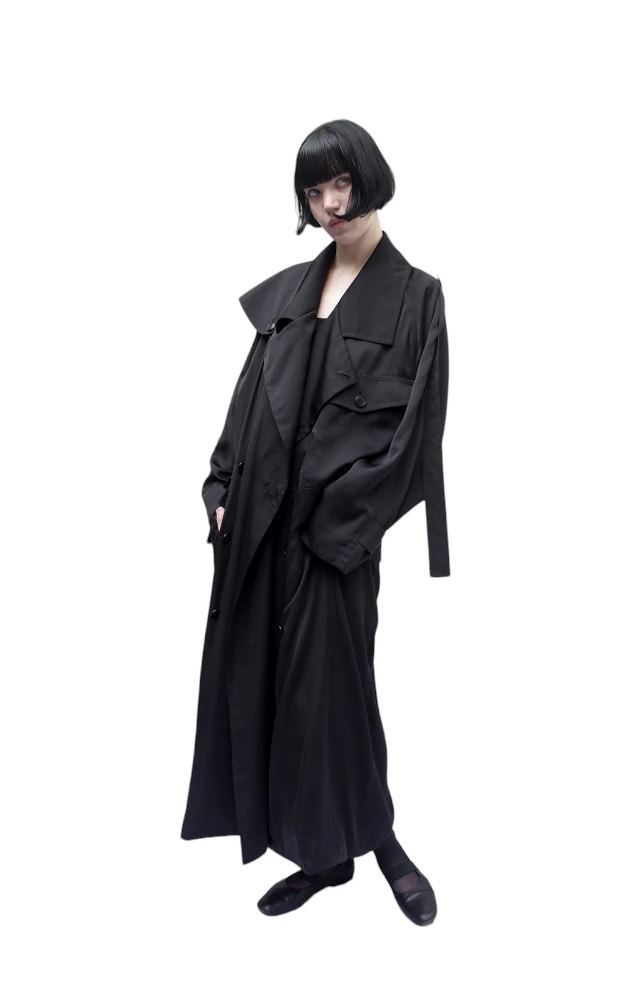 ジャケット・アウター 23SS YEAH RIGHT ROBE TRENCH COAT Rayon Trench Coat [Archive-remake] — Kié Einzelgänger